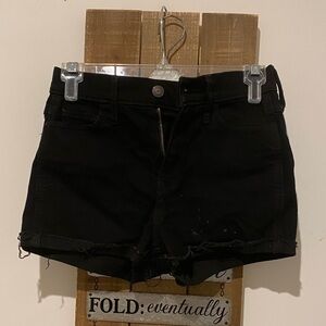 Hollister Black Jean Shorts for Women